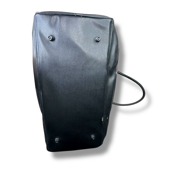 Vintage Gitano Floral Tapestry Carpet Weekender Carry On Duffel Luggage Bag - Picture 5 of 9